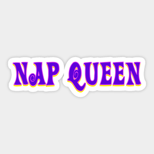 Nap Queen Sticker